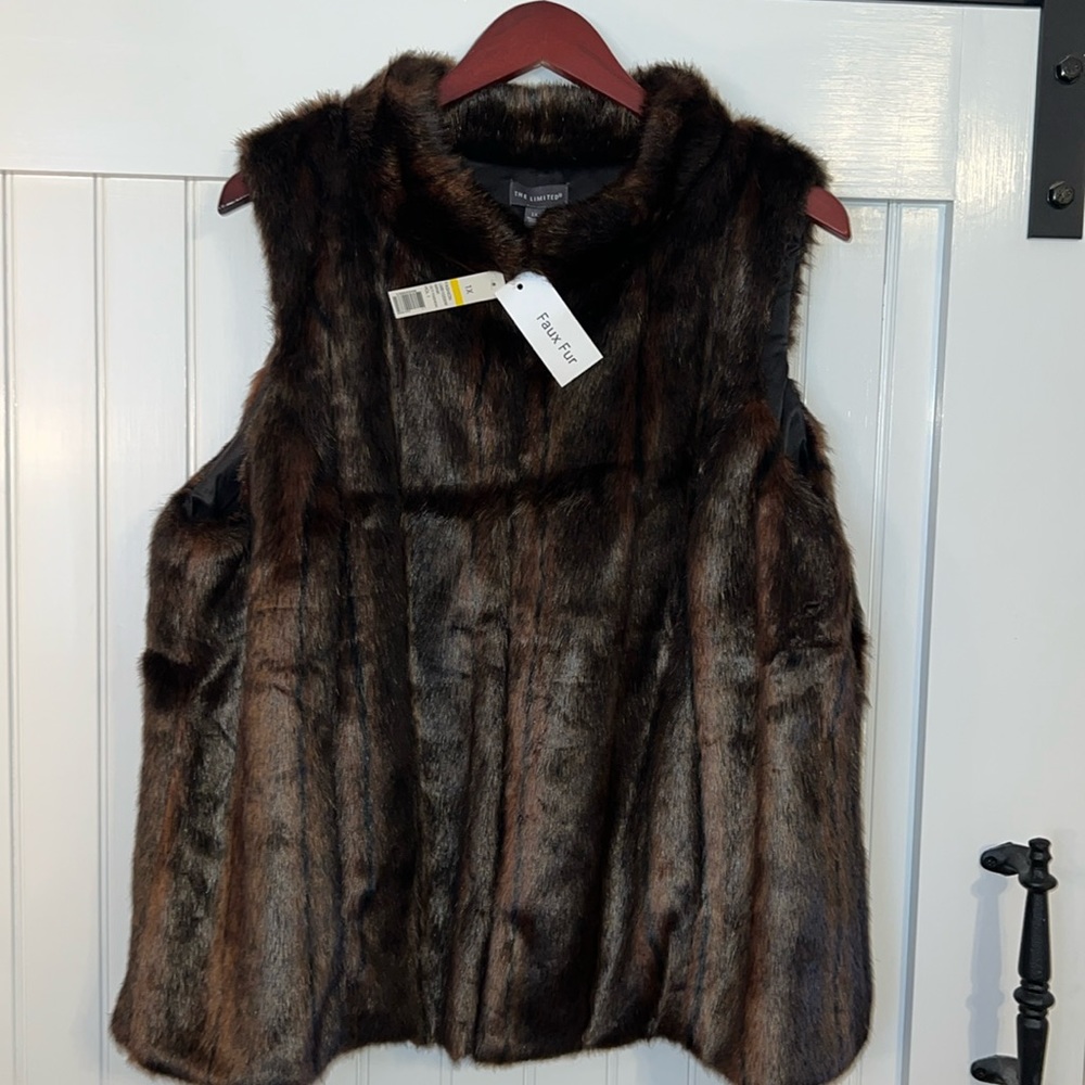 New Faux Fur Vest